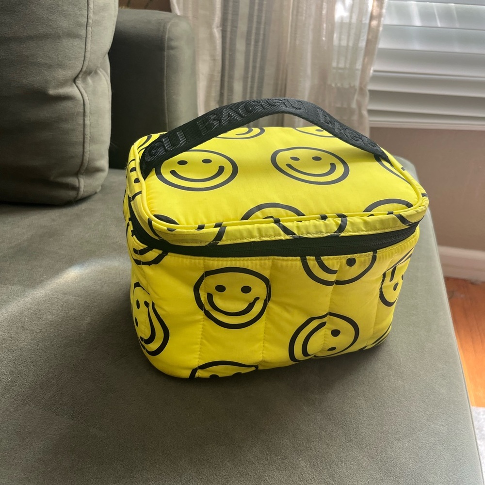 Baggu Puffy Lunch Bag Smiley Print